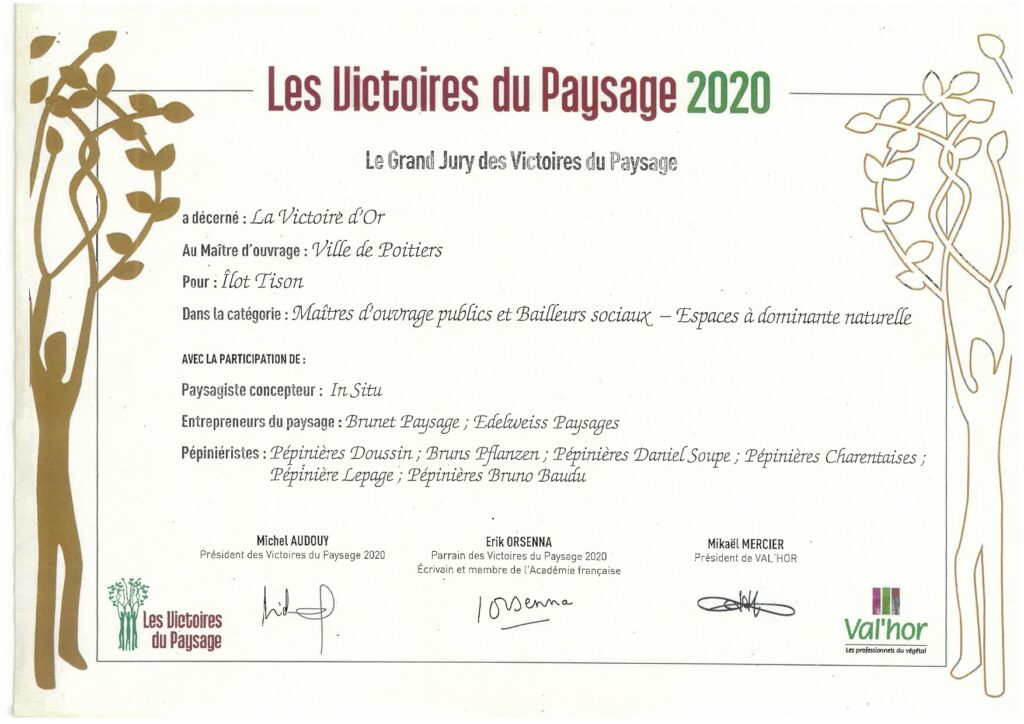 bureau d’études paysager à Poitiers